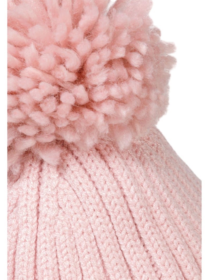 Ensemble bonnets motif/style pompon - minoti Blanc Rose - Kiabi
