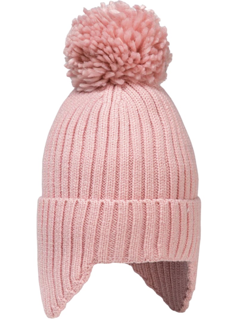 Ensemble bonnets motif/style pompon - minoti Blanc Rose - Kiabi