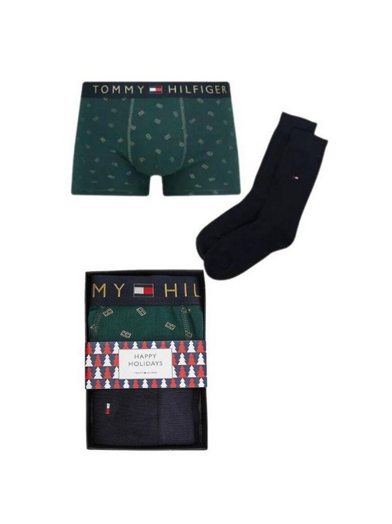 Ensemble boxer - tommy hilfiger Vert fluo - Kiabi