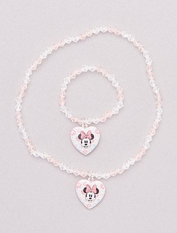Ensemble bracelet + collier 'Minnie Mouse' Disney'