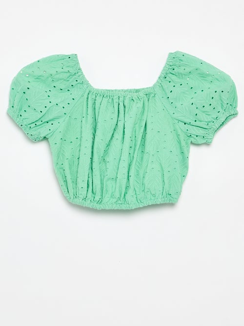 Ensemble brodé 2 pièces - short + blouse - Kiabi