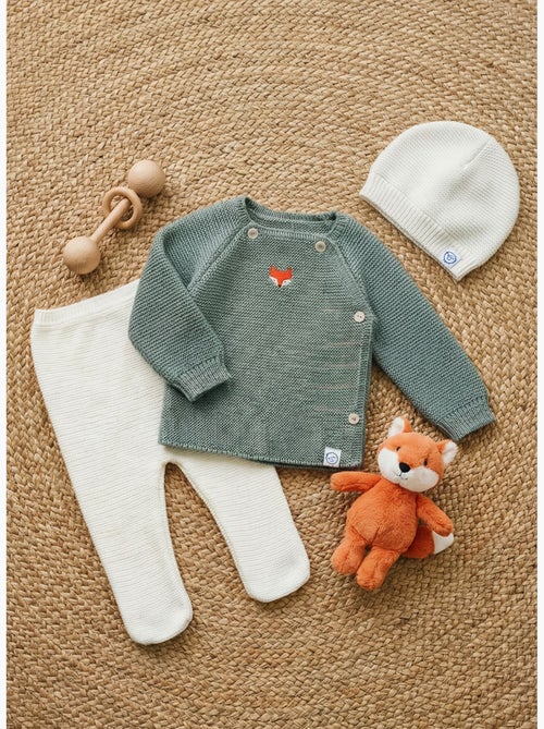 Ensemble broderie renard - Kiabi