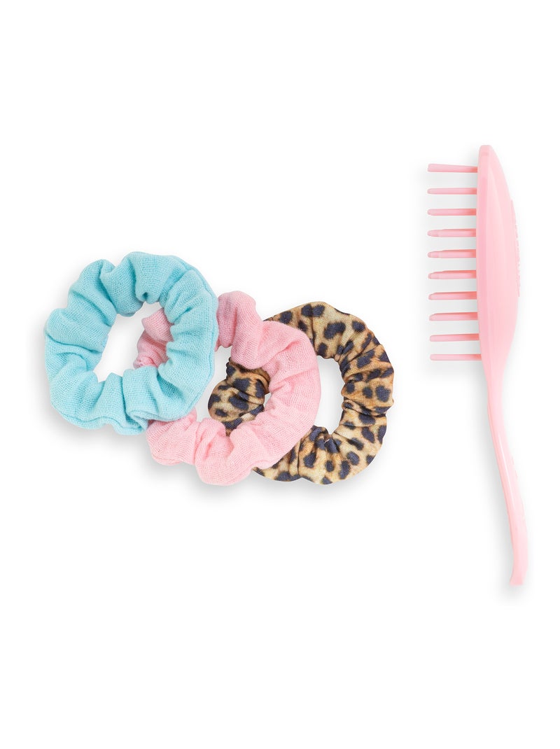 Ensemble Brosse et 3 Chouchous pour poupée ma Corolle N/A - Kiabi