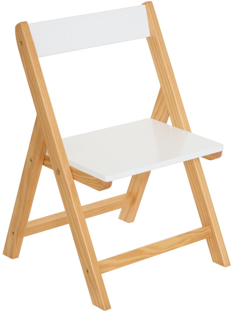 Ensemble bureau et 2 chaises pour enfant en pin BAKO Blanc - Kiabi