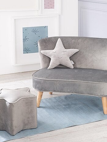 Ensemble canapé enfant + pouf + coussin étoile 'Roba lil sofa'