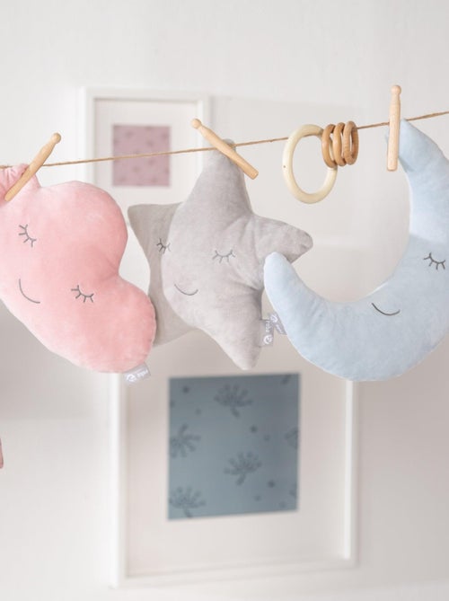 Ensemble canapé enfant + pouf + coussin étoile 'Roba lil sofa' - Kiabi