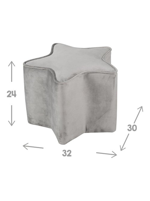 Ensemble canapé enfant + pouf + coussin étoile 'Roba lil sofa' - Kiabi