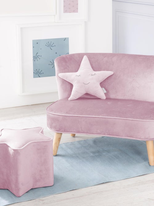 Ensemble canapé enfant + pouf + coussin étoile 'Roba lil sofa' - Kiabi