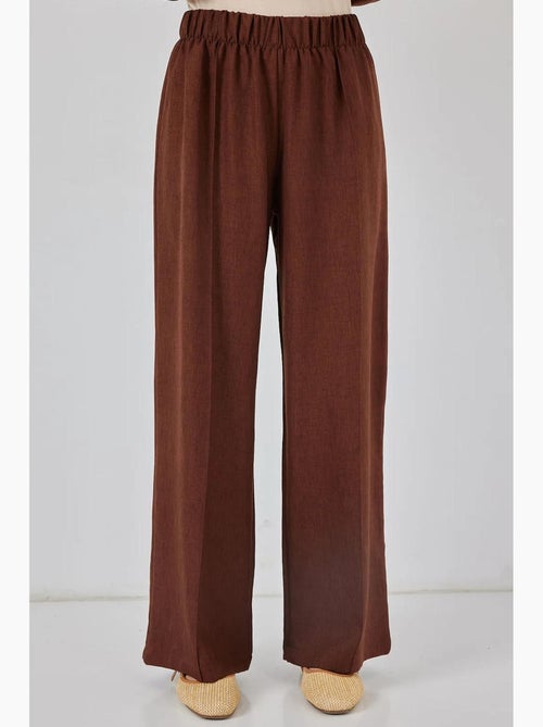 Ensemble cardigan à col en v et pantalon à jambes larges bdart - Kiabi Ensemble cardigan à col en v et pantalon à jambes larges bdart - Kiabi
