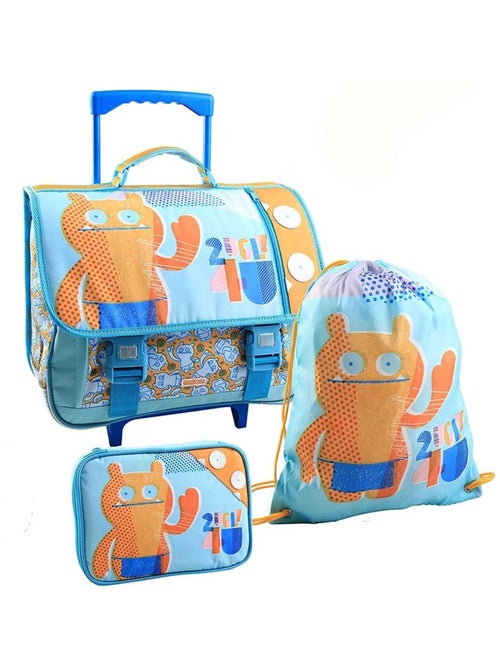Ensemble Cartable à Roulettes 41 CM + Sac de Sport + Trousse Uglydolls - Kiabi