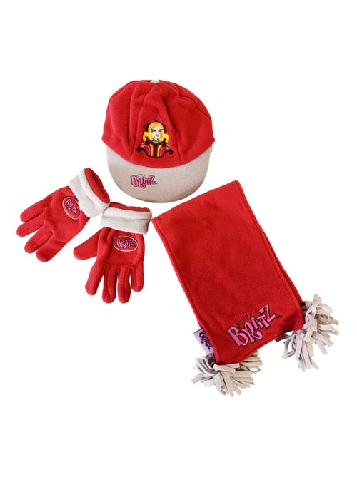 Ensemble casquette écharpe et gants polaire Bratz - Kiabi