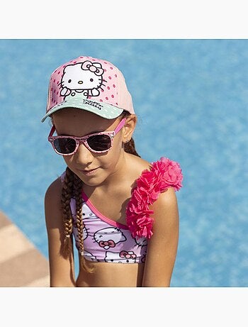 Ensemble casquette et lunettes de soleil Hello Kitty