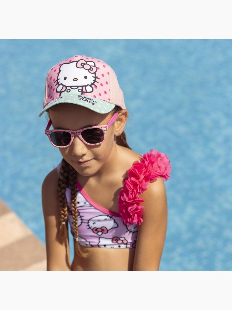 Ensemble casquette et lunettes de soleil Hello Kitty Rose pâle - Kiabi
