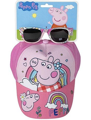 Ensemble casquette et lunettes de soleil Peppa Pig