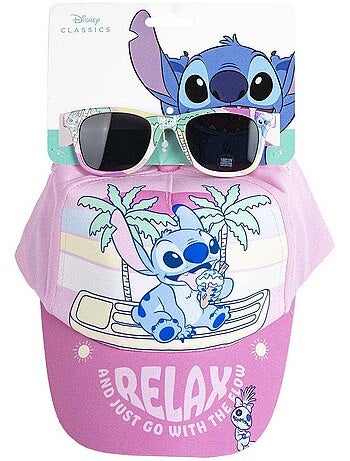 Ensemble casquette et lunettes de soleil Stitch