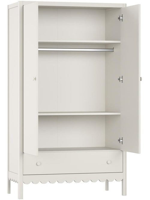 Ensemble chambre swingo lit bébé 60x120 + table à langer + armoire 2 portes clay - Kiabi Ensemble chambre swingo lit bébé 60x120 + table à langer + armoire 2 portes clay - Kiabi