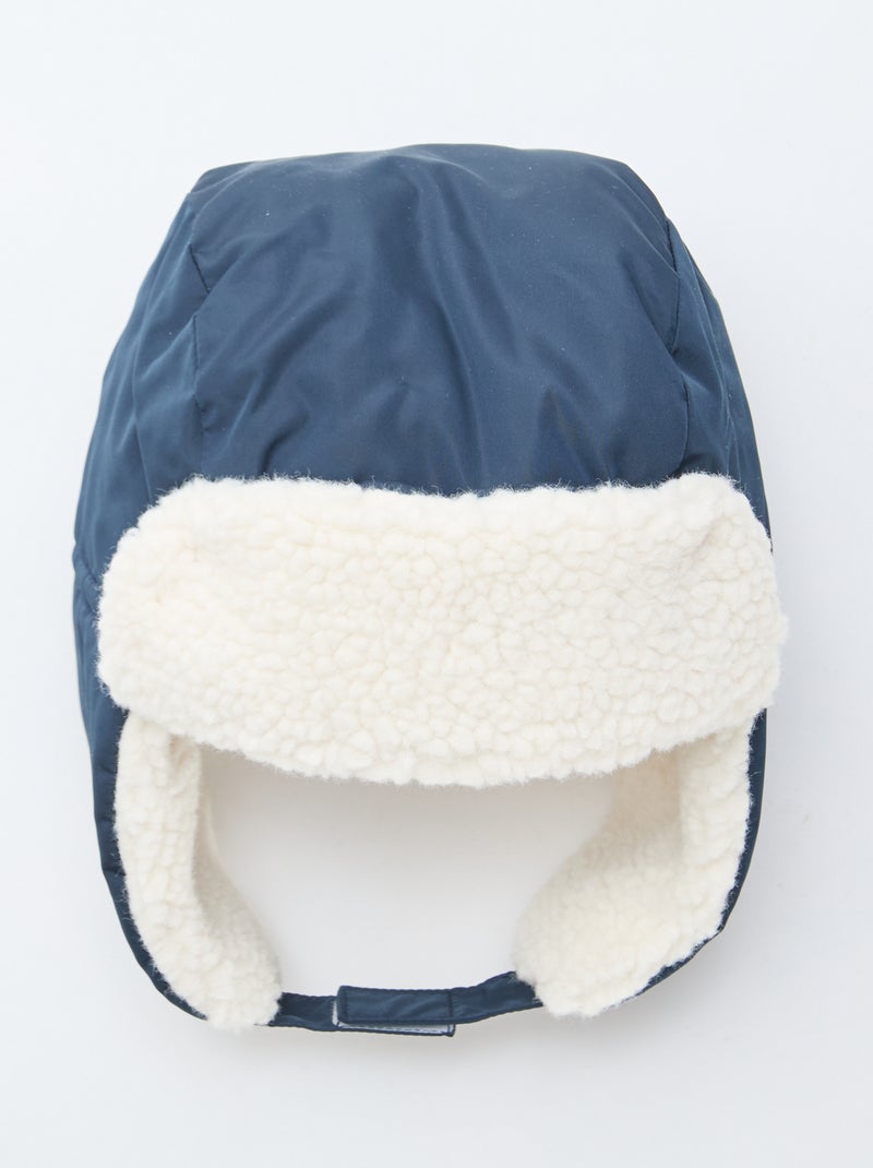 Ensemble chapka + moufles Bleu - Kiabi