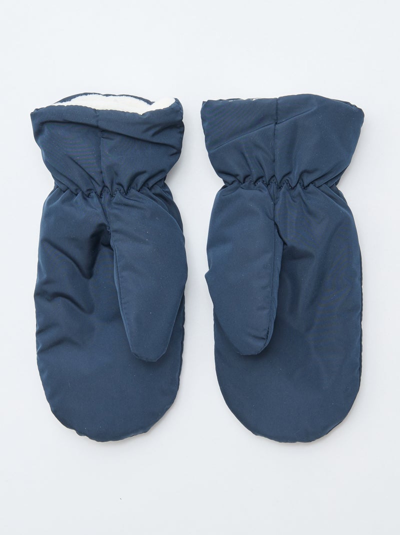 Ensemble chapka + moufles Bleu - Kiabi