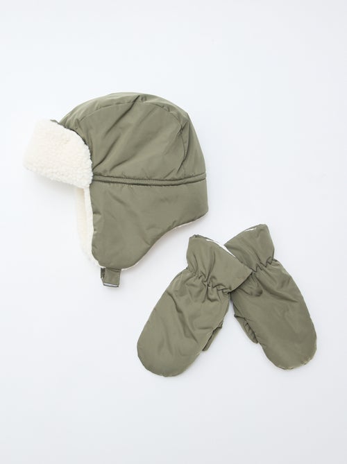 Ensemble chapka + moufles - Kiabi
