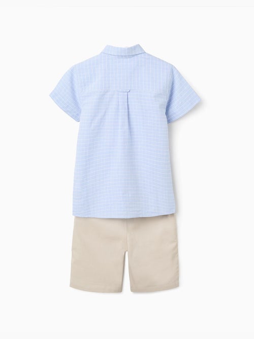 Ensemble chemise à manches courtes et short en coton - Kiabi Ensemble chemise à manches courtes et short en coton - Kiabi