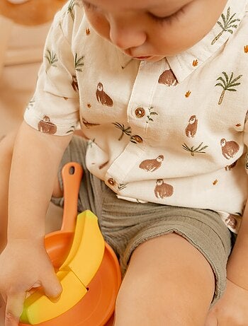 Ensemble Chemise avec Short, Coton Noukie's