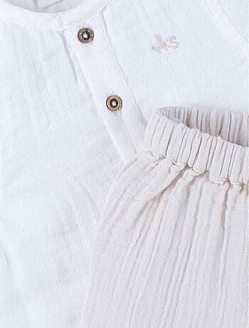 Ensemble Chemise et Pantalon, Mousseline de Coton Noukie's