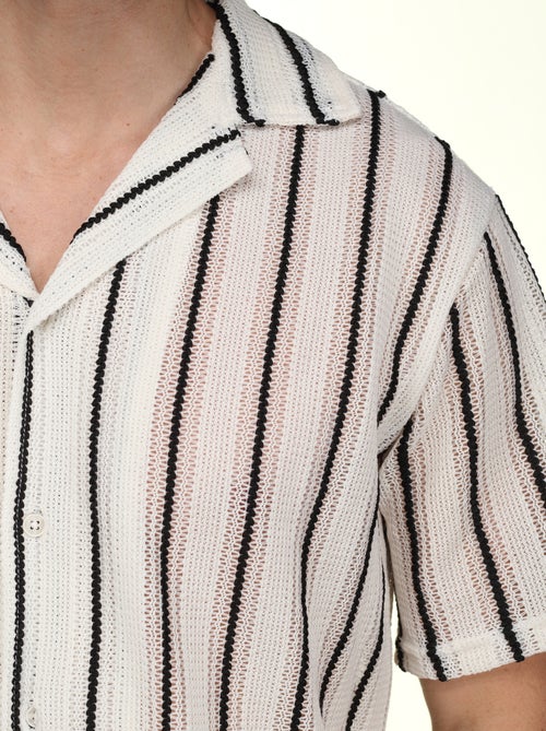 Ensemble chemise et short à rayures - Frilivin - Kiabi