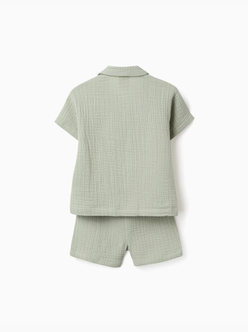 Ensemble chemise et short en coton - Kiabi Ensemble chemise et short en coton - Kiabi