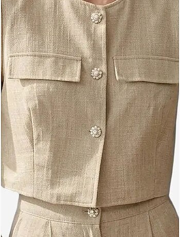 Ensemble chemise et short en popeline de coton my fashion