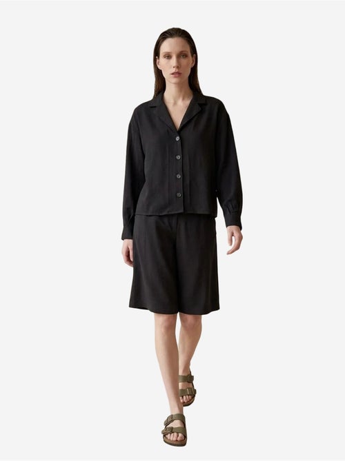 Ensemble chemise et short en popeline de coton my fashion - Kiabi Ensemble chemise et short en popeline de coton my fashion - Kiabi