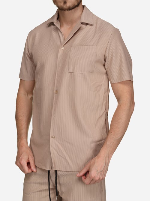 Ensemble chemise et short texturé - Frilivin - Kiabi