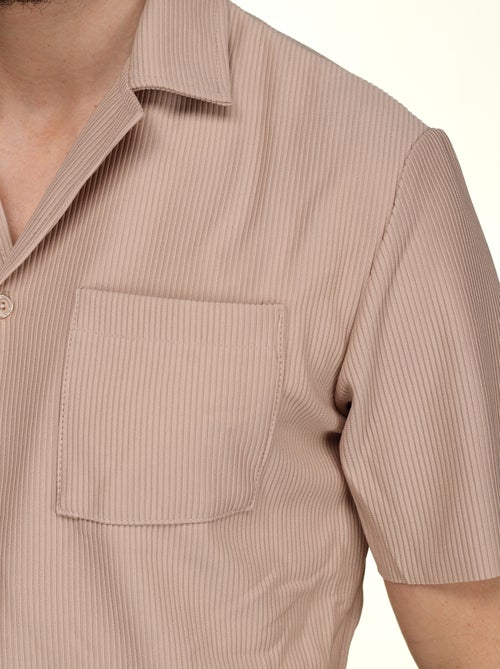 Ensemble chemise et short texturé - Frilivin - Kiabi