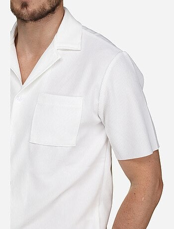 Ensemble chemise et short texturé - Frilivin