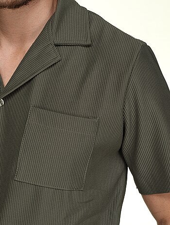 Ensemble chemise et short texturé - Frilivin