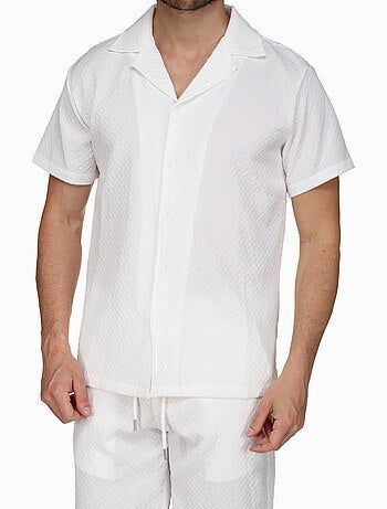Ensemble chemise et short texturées - Frilivin