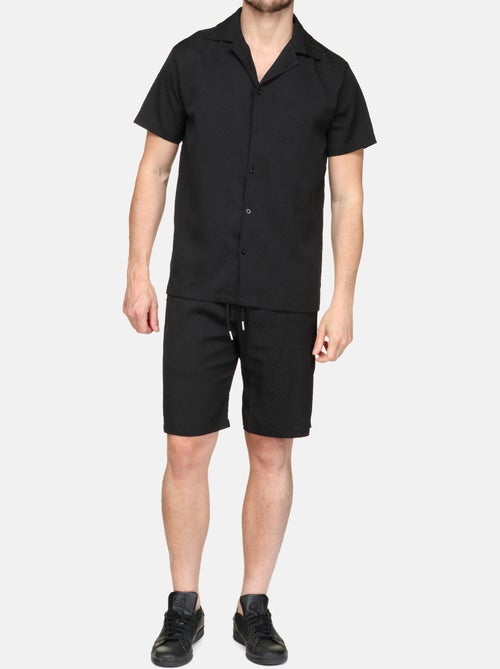Ensemble chemise et short texturées - Frilivin - Kiabi