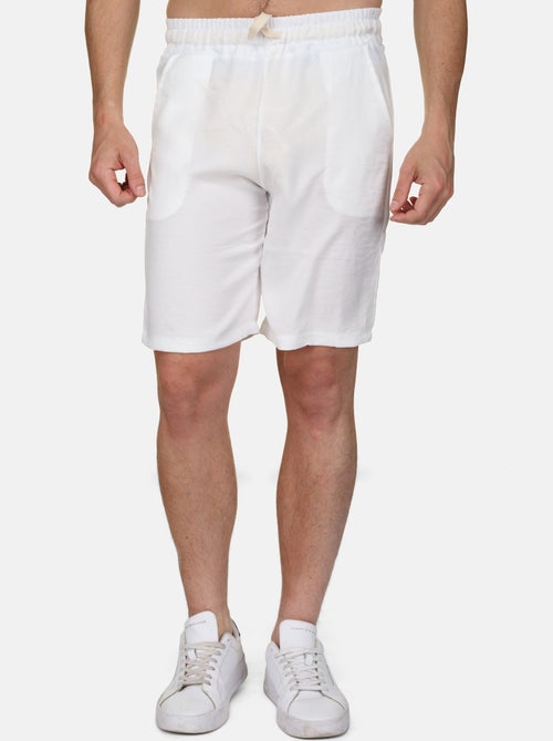 Ensemble chemise et short uni texturé - Frilivin - Kiabi