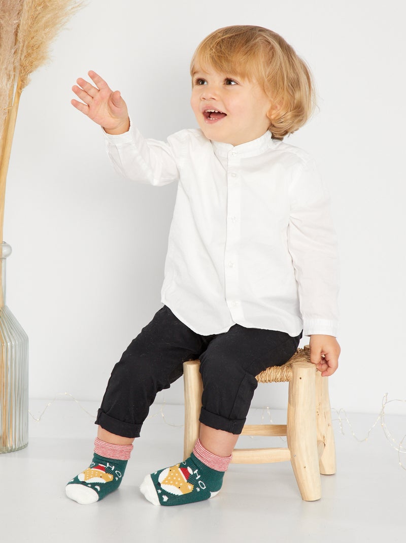 Ensemble chemise + pantalon - 2 pièces NOIR - Kiabi