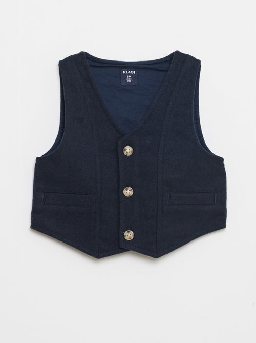 Ensemble chemise + pantalon + gilet - 3 pièces - Kiabi