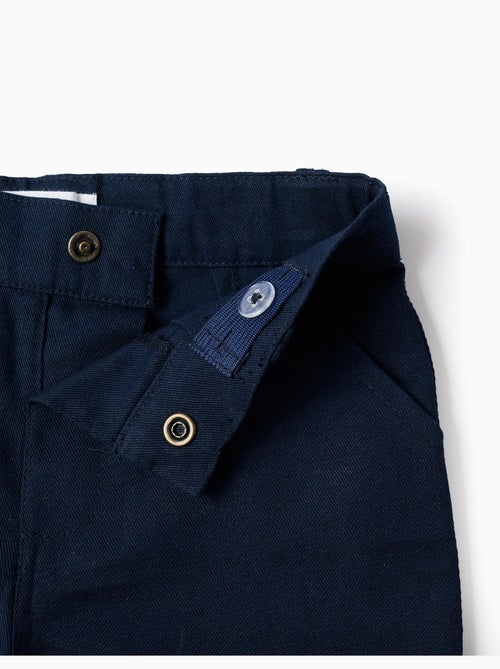 Ensemble chemise rayée à manches longues et short en coton - Kiabi