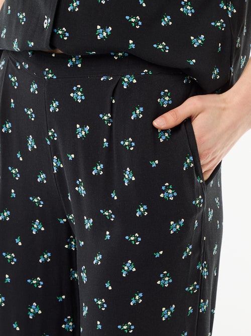 Ensemble chemisier de nuit all-over - Kiabi