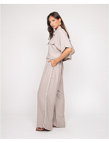 Ensemble chemisier et pantalon EPAVIA
