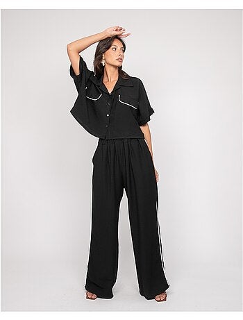 Ensemble chemisier et pantalon EPAVIA