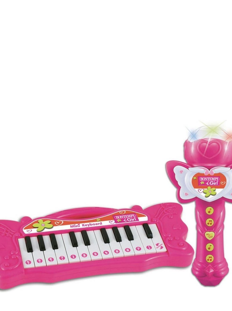 Ensemble clavier électronique + micro rose N/A - Kiabi
