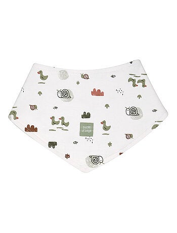 Ensemble combinaison longue bavoir en maille Paul