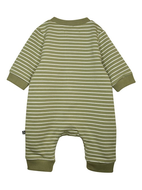 Ensemble combinaison longue bavoir en maille Paul - Kiabi