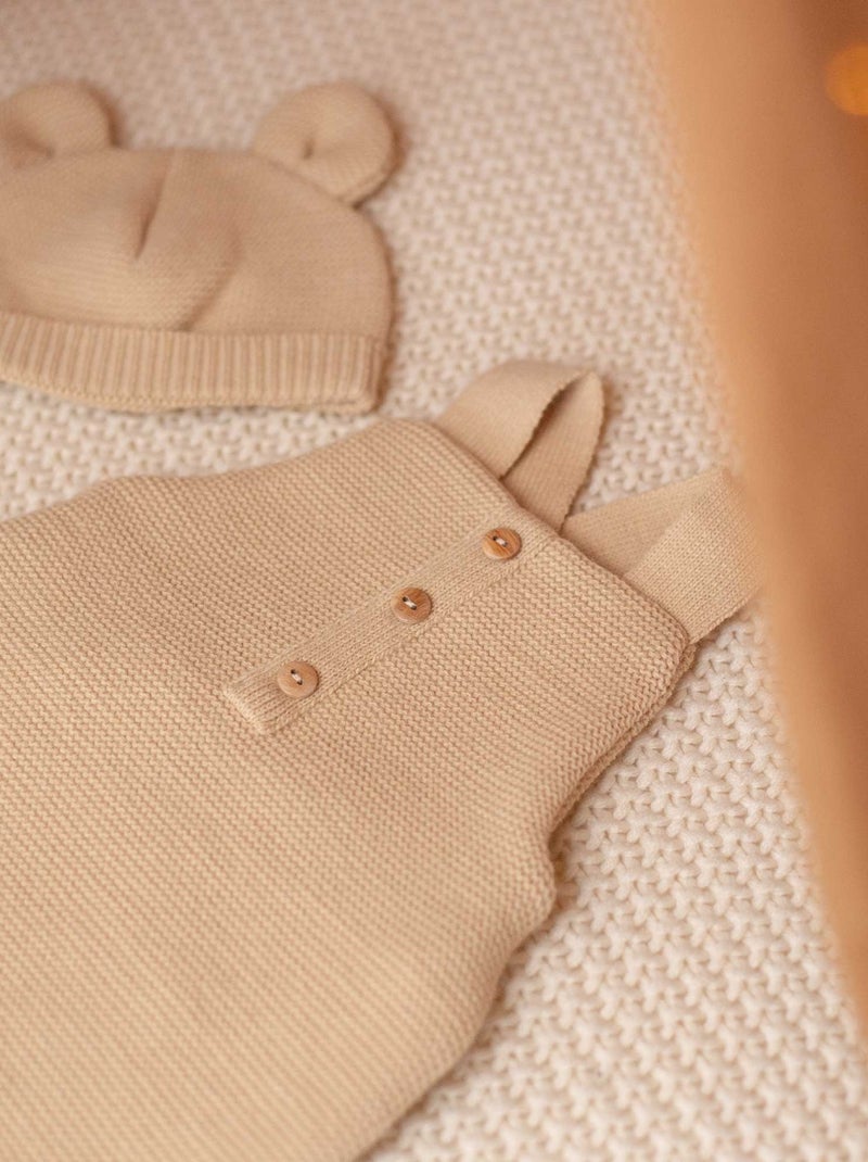 Ensemble complet en maille Marron - Kiabi