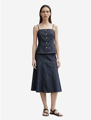 Ensemble coord deux pièces en coton-lycra pour femme my fashion