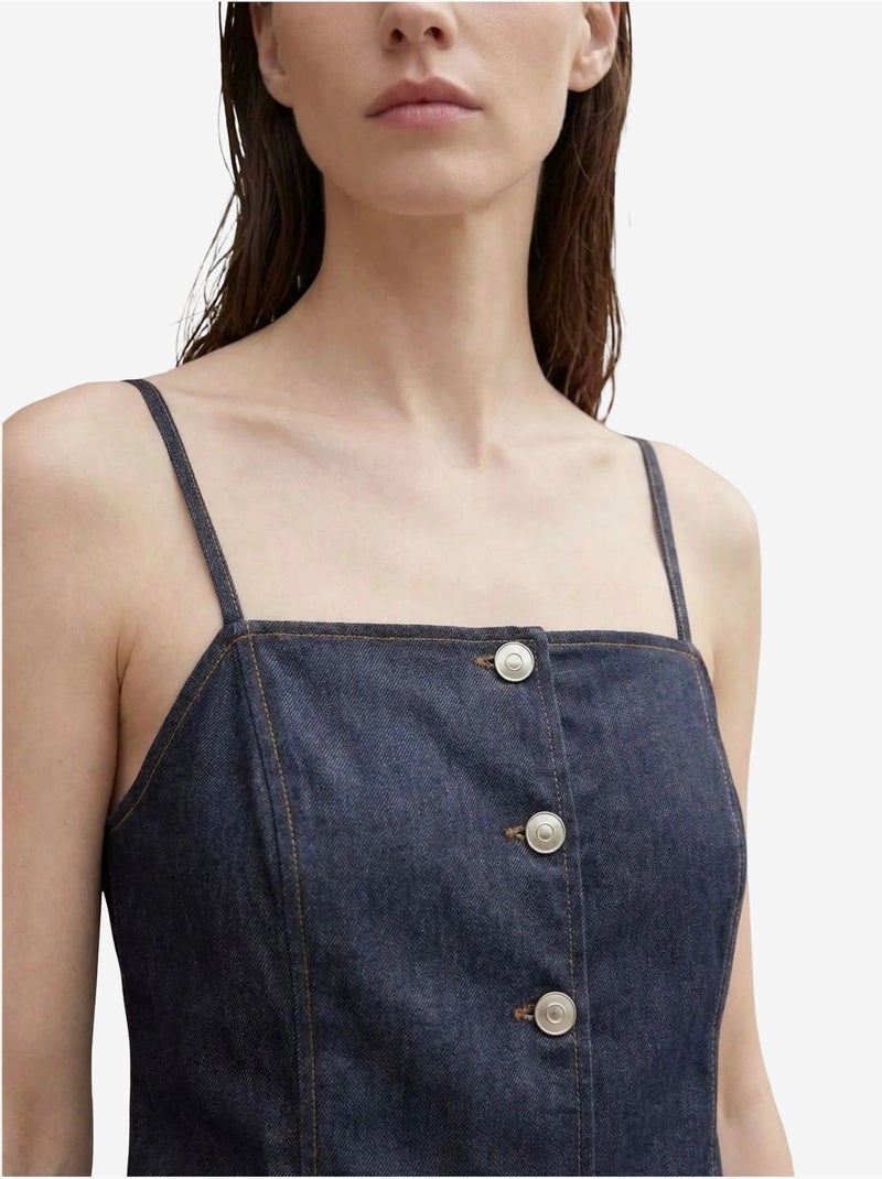 Ensemble coord deux pièces en coton-lycra pour femme my fashion Bleu outremer - Kiabi