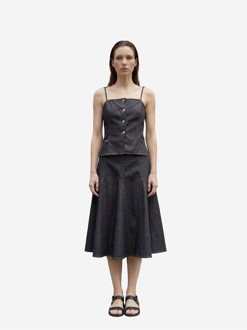 Ensemble coord deux pièces en coton-lycra pour femme my fashion Gris Noir - Kiabi